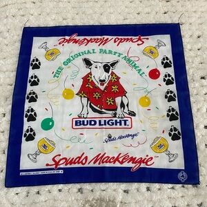 vintage Bud Light Spuds MacKenzie Bandana